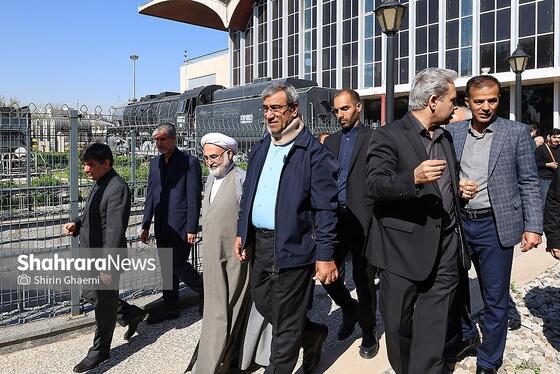 گزارش تصویری |  بازدید استاندار خراسان رضوی از پایانه مسافربری امام رضا (ع)، پروژه ایوان سلام و راه‌آهن مشهد
