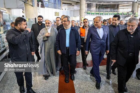گزارش تصویری |  بازدید استاندار خراسان رضوی از پایانه مسافربری امام رضا (ع)، پروژه ایوان سلام و راه‌آهن مشهد
