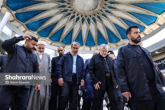 گزارش تصویری |  بازدید استاندار خراسان رضوی از پایانه مسافربری امام رضا (ع)، پروژه ایوان سلام و راه‌آهن مشهد