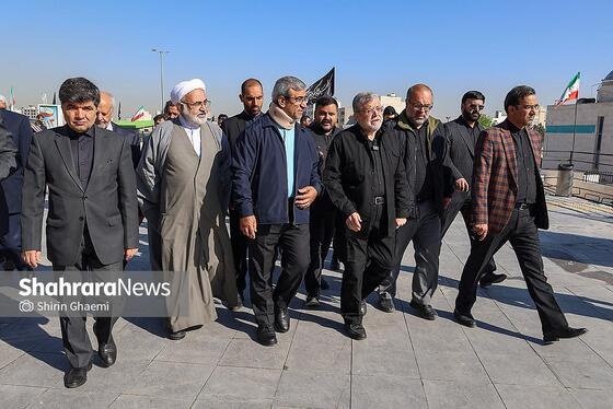 گزارش تصویری |  بازدید استاندار خراسان رضوی از پایانه مسافربری امام رضا (ع)، پروژه ایوان سلام و راه‌آهن مشهد