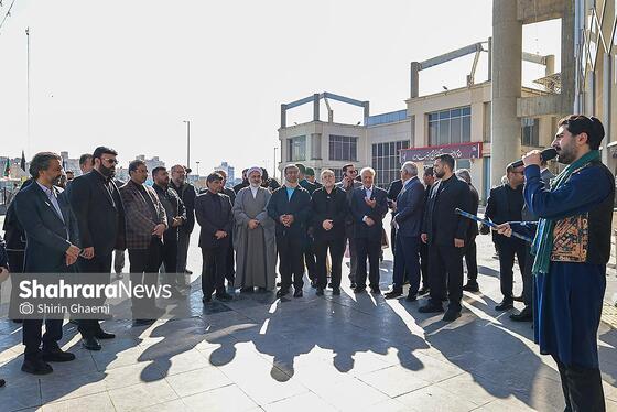 گزارش تصویری |  بازدید استاندار خراسان رضوی از پایانه مسافربری امام رضا (ع)، پروژه ایوان سلام و راه‌آهن مشهد