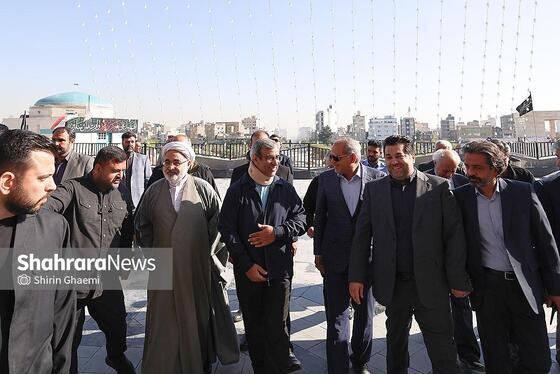 گزارش تصویری |  بازدید استاندار خراسان رضوی از پایانه مسافربری امام رضا (ع)، پروژه ایوان سلام و راه‌آهن مشهد