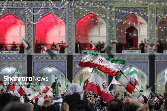گزارش تصویری | اجتماع مردم مشهد در حرم مطهر رضوی