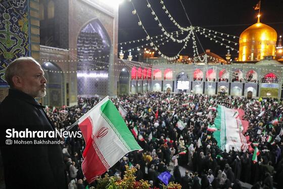 گزارش تصویری | اجتماع مردم مشهد در حرم مطهر رضوی