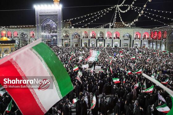 گزارش تصویری | اجتماع مردم مشهد در حرم مطهر رضوی