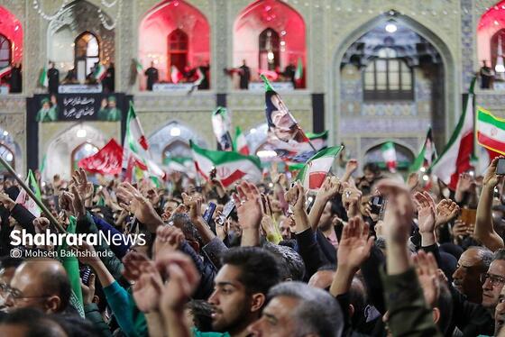 گزارش تصویری | اجتماع مردم مشهد در حرم مطهر رضوی