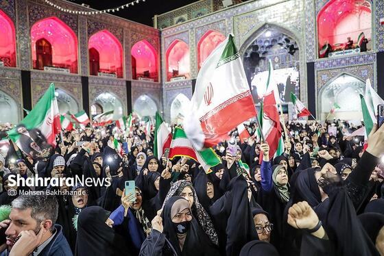 گزارش تصویری | اجتماع مردم مشهد در حرم مطهر رضوی