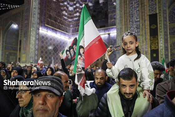 گزارش تصویری | اجتماع مردم مشهد در حرم مطهر رضوی