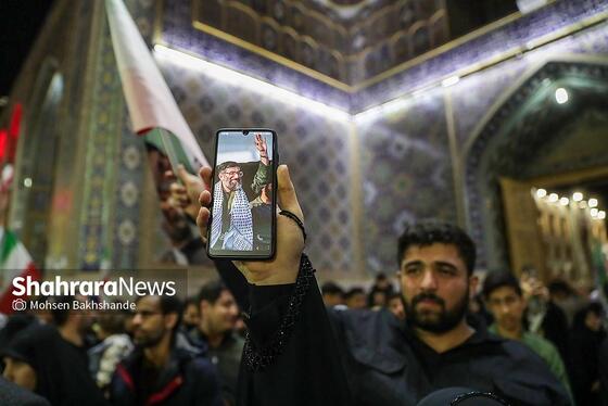 گزارش تصویری | اجتماع مردم مشهد در حرم مطهر رضوی