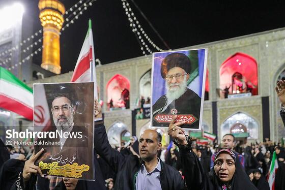 گزارش تصویری | اجتماع مردم مشهد در حرم مطهر رضوی