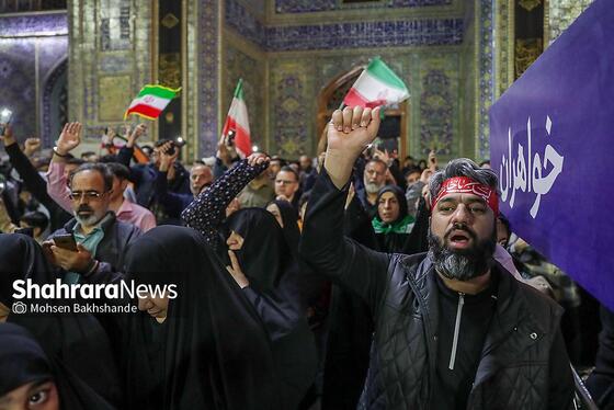 گزارش تصویری | اجتماع مردم مشهد در حرم مطهر رضوی