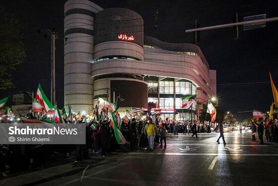 گزارش تصویری | سی‌ویکمین شب حضور حماسی مردم در خیابان‌ها