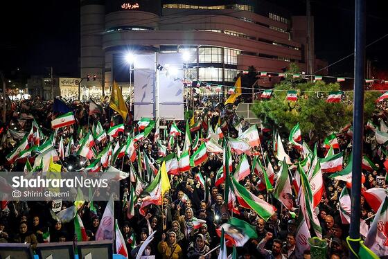 گزارش تصویری | سی‌ویکمین شب حضور حماسی مردم در خیابان‌ها