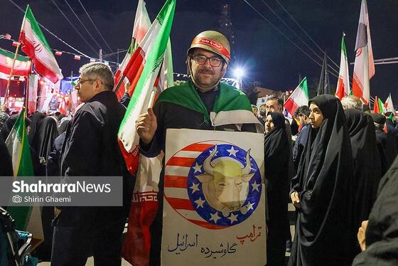 گزارش تصویری | سی‌ویکمین شب حضور حماسی مردم در خیابان‌ها