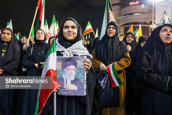 گزارش تصویری | سی‌ویکمین شب حضور حماسی مردم در خیابان‌ها