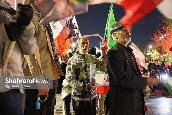 گزارش تصویری | سی‌ویکمین شب حضور حماسی مردم در خیابان‌ها