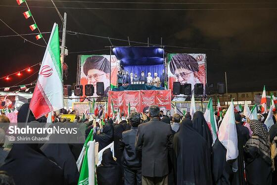 گزارش تصویری | سی‌ویکمین شب حضور حماسی مردم در خیابان‌ها