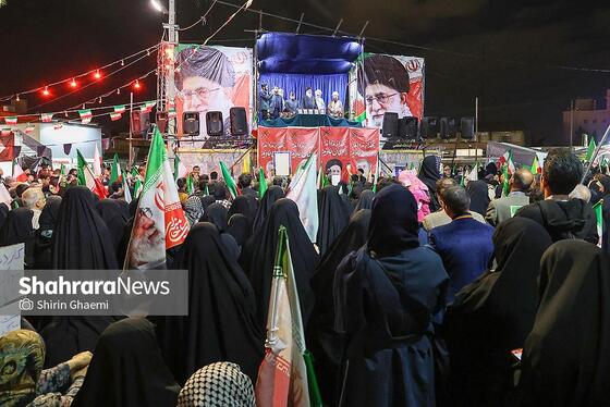 گزارش تصویری | سی‌ویکمین شب حضور حماسی مردم در خیابان‌ها