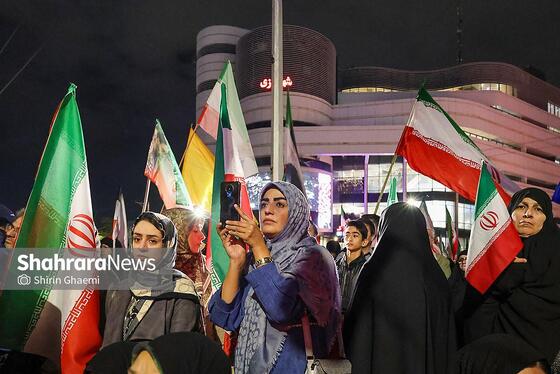 گزارش تصویری | سی‌ویکمین شب حضور حماسی مردم در خیابان‌ها