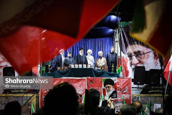 گزارش تصویری | سی‌ویکمین شب حضور حماسی مردم در خیابان‌ها