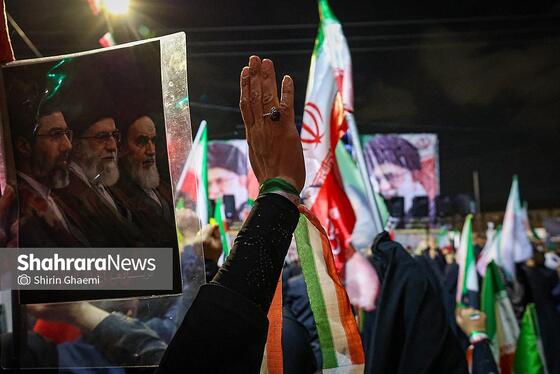 گزارش تصویری | سی‌ویکمین شب حضور حماسی مردم در خیابان‌ها
