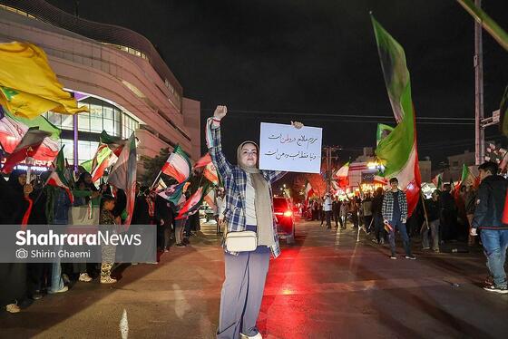 گزارش تصویری | سی‌ویکمین شب حضور حماسی مردم در خیابان‌ها