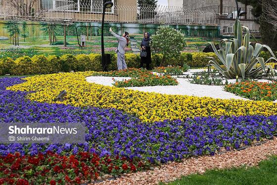 گزارش تصویری | باغ گلهای مشهد میزبان بازدید کننده گان نوروزی