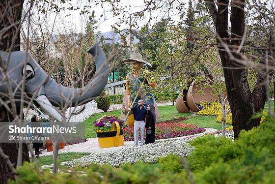 گزارش تصویری | باغ گلهای مشهد میزبان بازدید کننده گان نوروزی