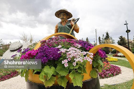 گزارش تصویری | باغ گلهای مشهد میزبان بازدید کننده گان نوروزی