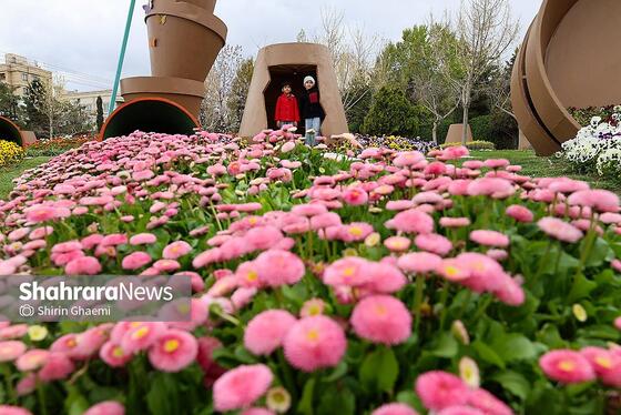گزارش تصویری | باغ گلهای مشهد میزبان بازدید کننده گان نوروزی