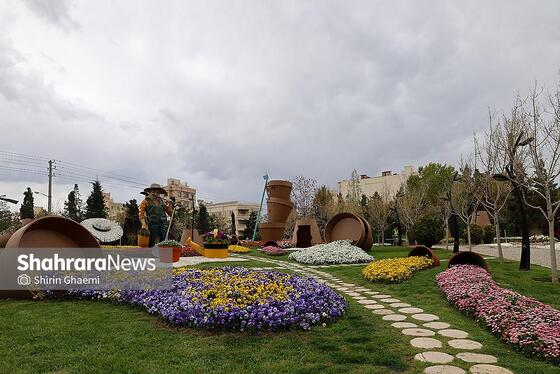 گزارش تصویری | باغ گلهای مشهد میزبان بازدید کننده گان نوروزی