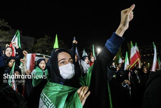 گزارش تصویری | سی‌ودومین خروش شبانه مشهدی‌ها در سنگر خیابان