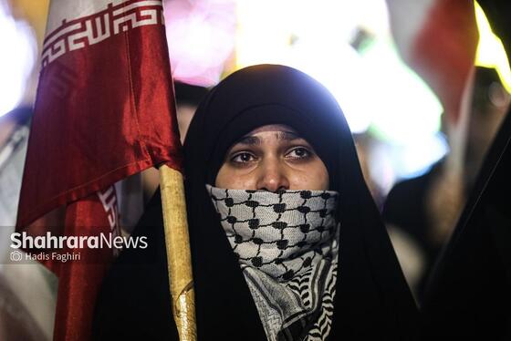 گزارش تصویری | سی‌ودومین خروش شبانه مشهدی‌ها در سنگر خیابان