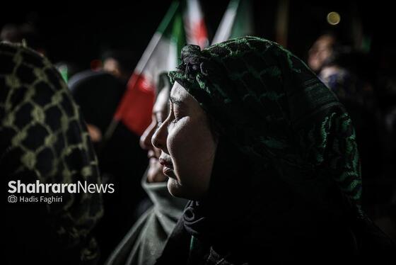 گزارش تصویری | سی‌ودومین خروش شبانه مشهدی‌ها در سنگر خیابان