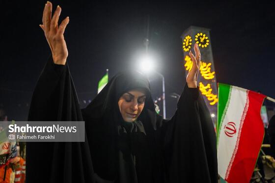 گزارش تصویری | مشهد زیر باران، به وقت استغاثه امام زمان (عج)