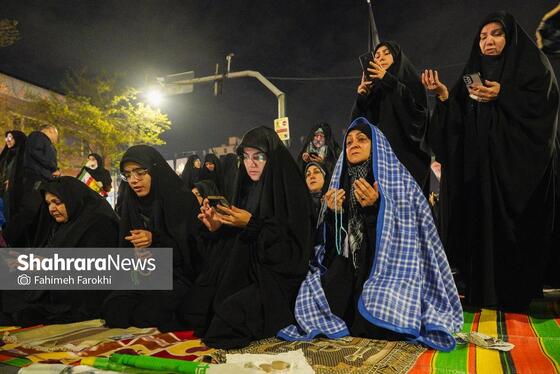 گزارش تصویری | مشهد زیر باران، به وقت استغاثه امام زمان (عج)