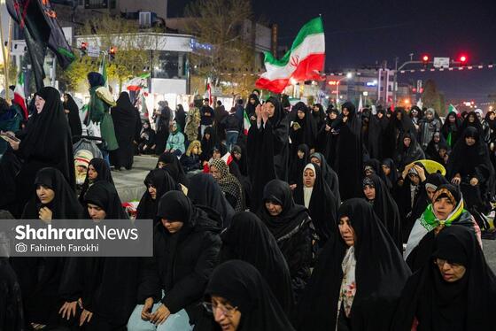 گزارش تصویری | مشهد زیر باران، به وقت استغاثه امام زمان (عج)