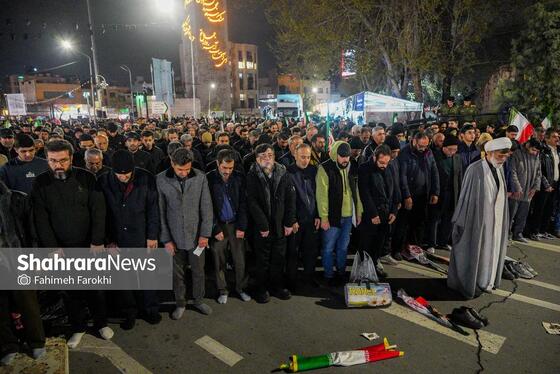 گزارش تصویری | مشهد زیر باران، به وقت استغاثه امام زمان (عج)