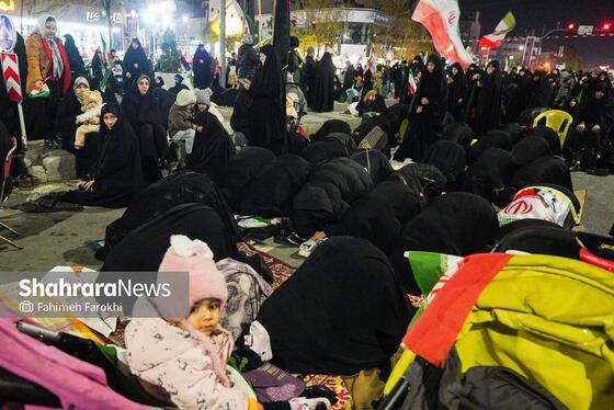 گزارش تصویری | مشهد زیر باران، به وقت استغاثه امام زمان (عج)