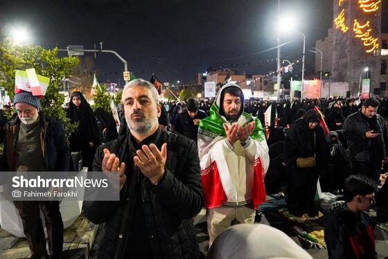 گزارش تصویری | مشهد زیر باران، به وقت استغاثه امام زمان (عج)