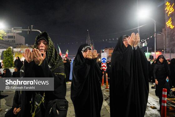 گزارش تصویری | مشهد زیر باران، به وقت استغاثه امام زمان (عج)