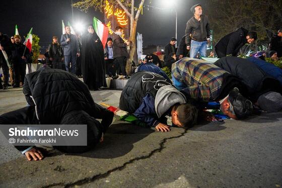 گزارش تصویری | مشهد زیر باران، به وقت استغاثه امام زمان (عج)