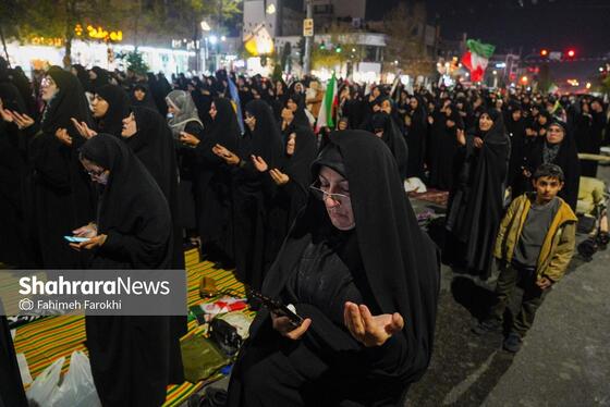 گزارش تصویری | مشهد زیر باران، به وقت استغاثه امام زمان (عج)