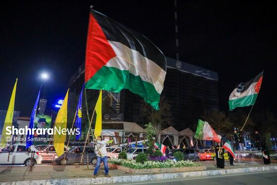 گزارش تصویری | سی‌وسومین شب حضور حماسی مردم مشهد در خیابان‌ها