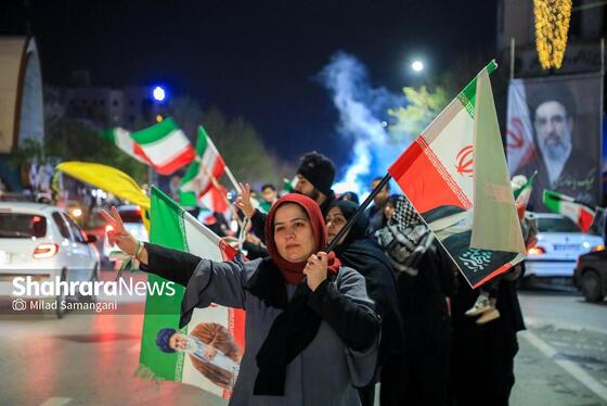 گزارش تصویری | سی‌وسومین شب حضور حماسی مردم مشهد در خیابان‌ها