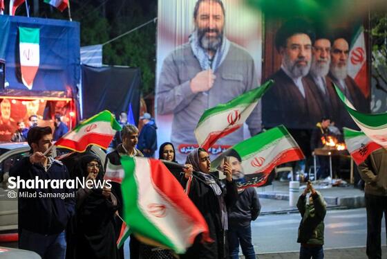 گزارش تصویری | سی‌وسومین شب حضور حماسی مردم مشهد در خیابان‌ها