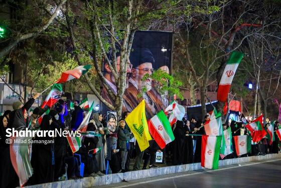 گزارش تصویری | سی‌وسومین شب حضور حماسی مردم مشهد در خیابان‌ها