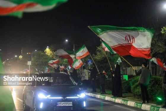 گزارش تصویری | سی‌وسومین شب حضور حماسی مردم مشهد در خیابان‌ها