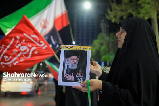 گزارش تصویری | سی‌وسومین شب حضور حماسی مردم مشهد در خیابان‌ها