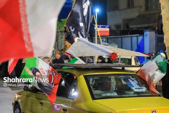 گزارش تصویری | سی‌وسومین شب حضور حماسی مردم مشهد در خیابان‌ها